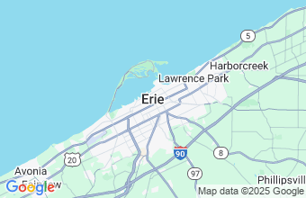 Map of Erie