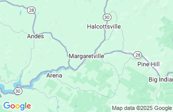 Map of Margaretville