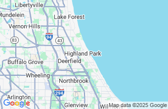 Map of Highland Park