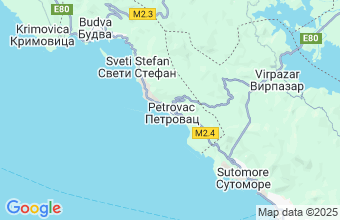 Map of Petrovac