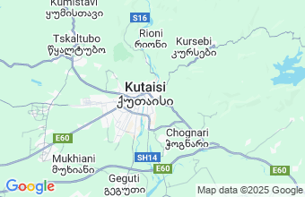 Map of Kutaisi