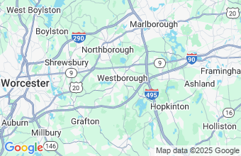 Map of Westborough