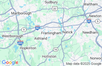 Map of Framingham