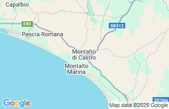 Map of Montalto Di Castro