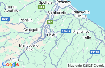 Map of Chieti