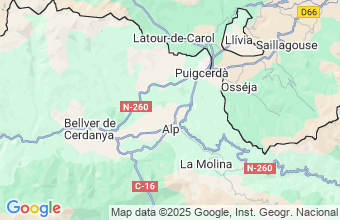 Map of Bolvir De Cerdanya