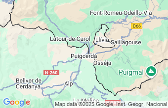Map of Puigcerda