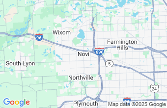 Map of Novi