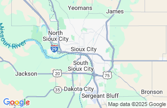 Map of Sioux City