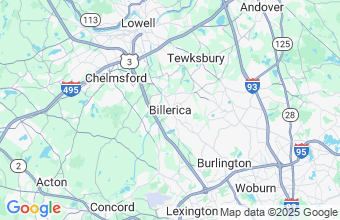 Map of Billerica