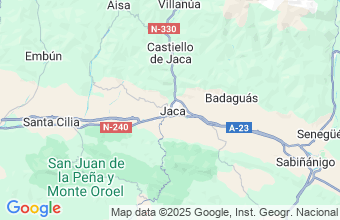 Map of Jaca