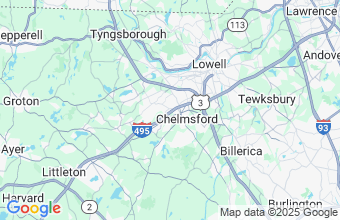 Map of Chelmsford