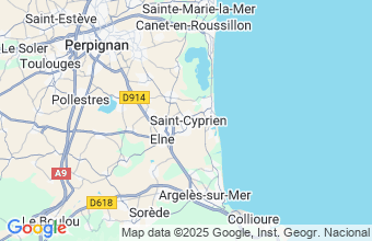 Map of Saint Cyprien