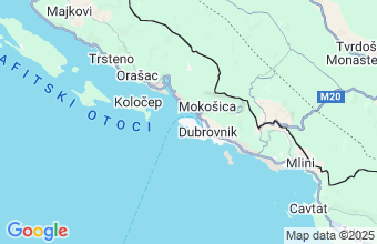 Map of Dubrovnik