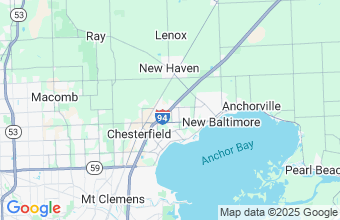 Map of Chesterfield Township