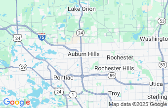 Map of Auburn Hills