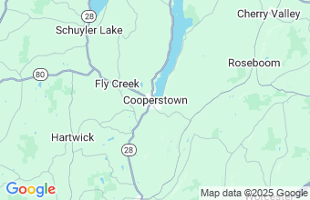 Map of Cooperstown