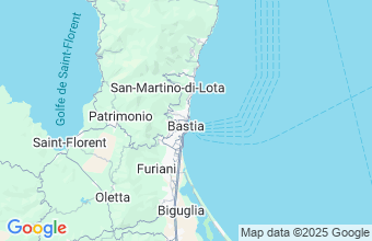 Map of Bastia