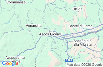 Map of Ascoli Piceno