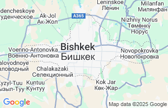 Map of Bishkek