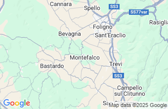 Map of Montefalco