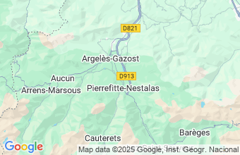 Map of Cauterets-Lys