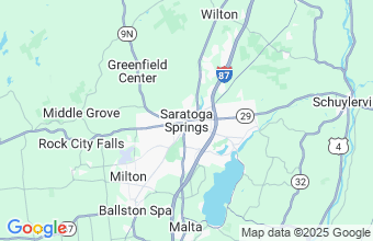 Map of Saratoga Springs