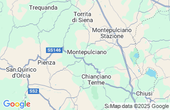 Map of Montepulciano