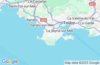 Map of SIX-FOURS-LES-PLAGES