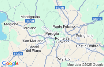 Map of Perugia
