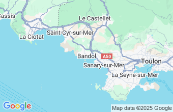 Map of Bandol