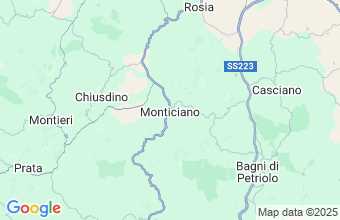 Map of Monticiano