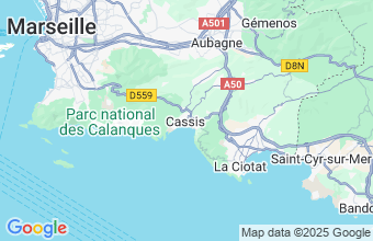 Map of Cassis