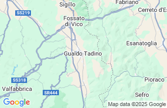 Map of Gualdo Tadino