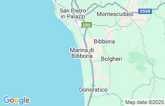 Map of Marina di Bibbona