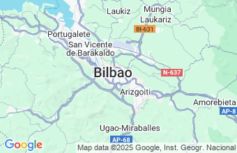 Map of Bilbao