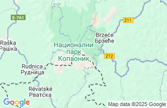 Map of Kopaonik