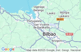 Map of Barakaldo