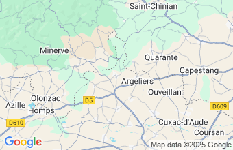 Map of Bize-Minervois