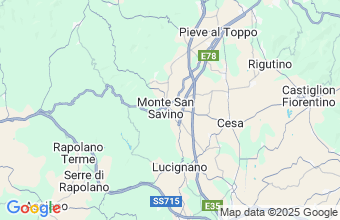Map of Monte San Savino