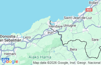 Map of Irun