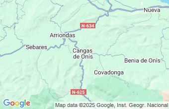 Map of Cangas De Onis