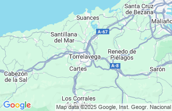 Map of Torrelavega