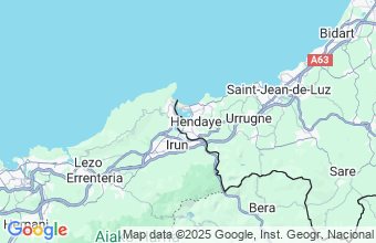 Map of Hendaye