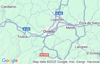 Map of Oviedo