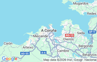 Map of Coruna