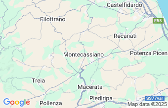 Map of Montecassiano