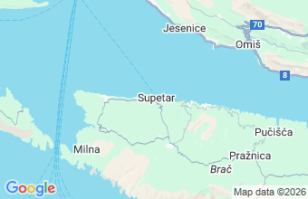 Map of Supetar