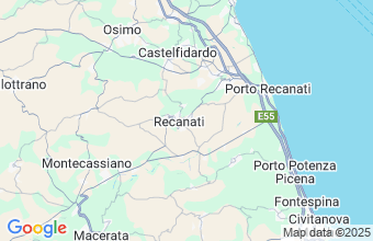 Map of Recanati