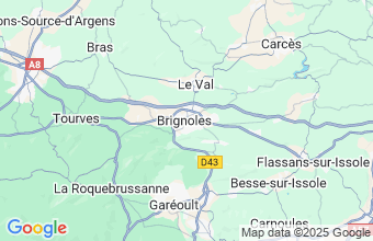 Map of Brignoles